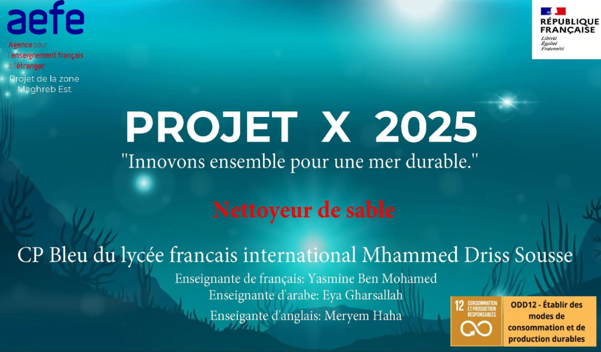 Projet X à l'école élémentaire 