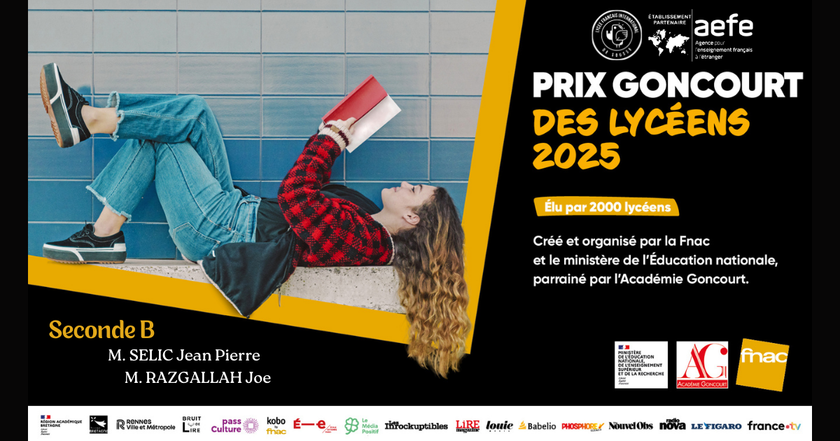 📚 Sélection pour le Prix Goncourt des Lycéens 📚 