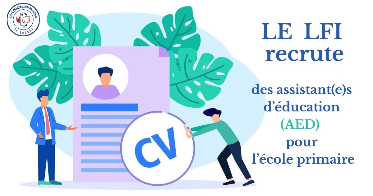 📢 Recrutement AED – École Primaire 